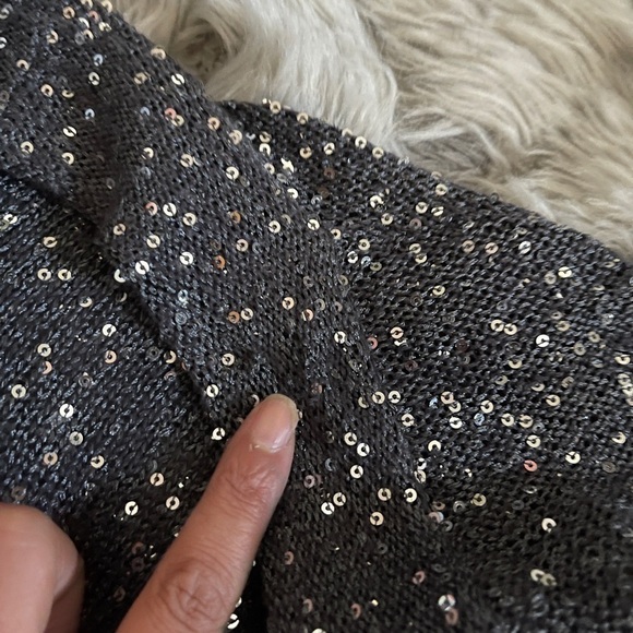 Jigsaw Brand Short Sequin Open Cardigan - Picture 8 of 9